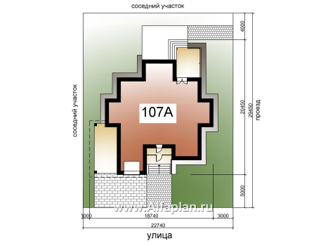 Проекты домов Альфаплан - «Современник» с панорамными окнами - превью дополнительного изображения №7