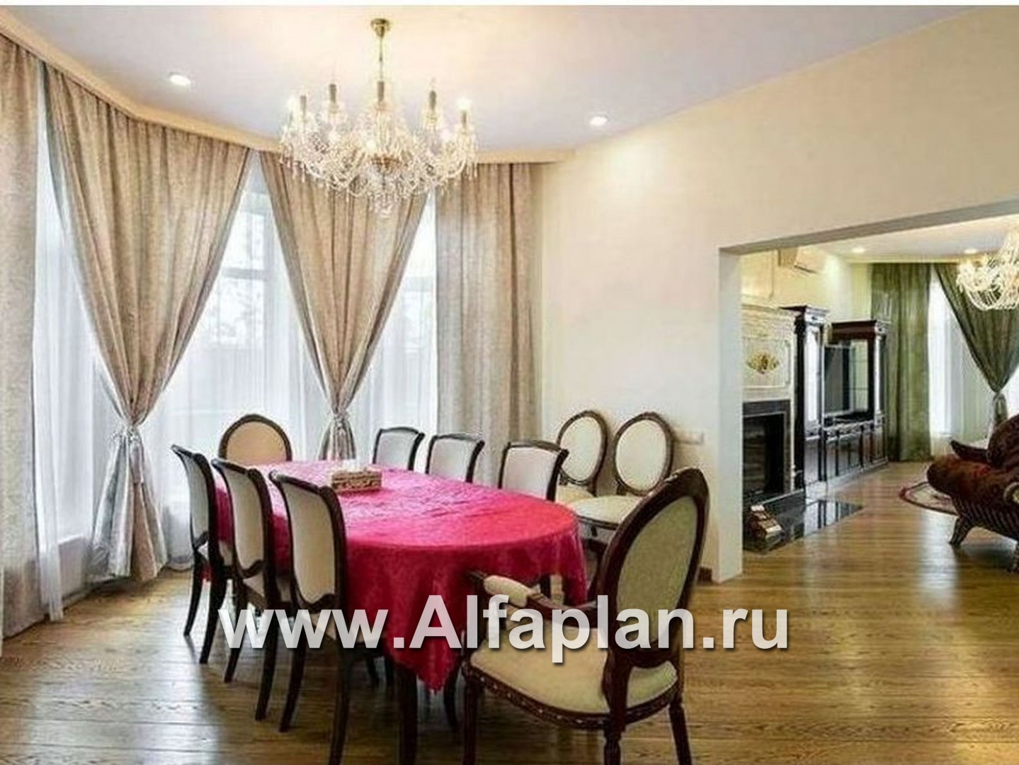 «Ювенил» - проект двухэтажного дома, с эркером и с террасой, просторная планировка, гараж на 2 авто - дизайн дома №3