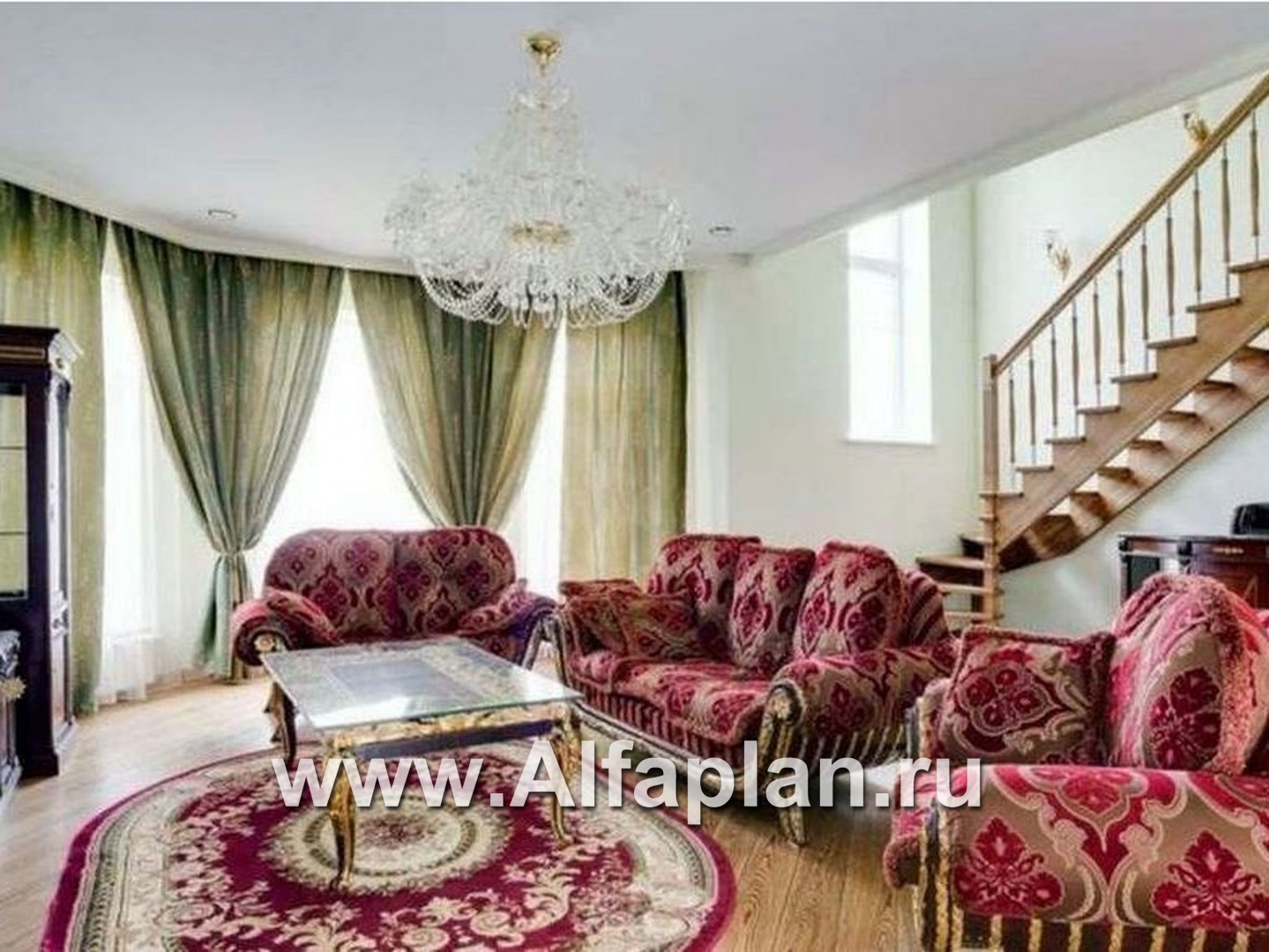 «Ювенил» - проект двухэтажного дома, с эркером и с террасой, просторная планировка, гараж на 2 авто - дизайн дома №4