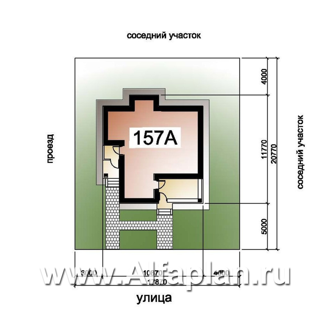 Проекты домов Альфаплан - «Знаменка» — компактный коттедж с удобной планировкой - дополнительное изображение №5